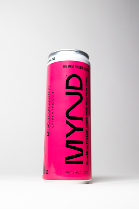 MYND Sparkling Protein Water – Pomegranate (12-Pack)