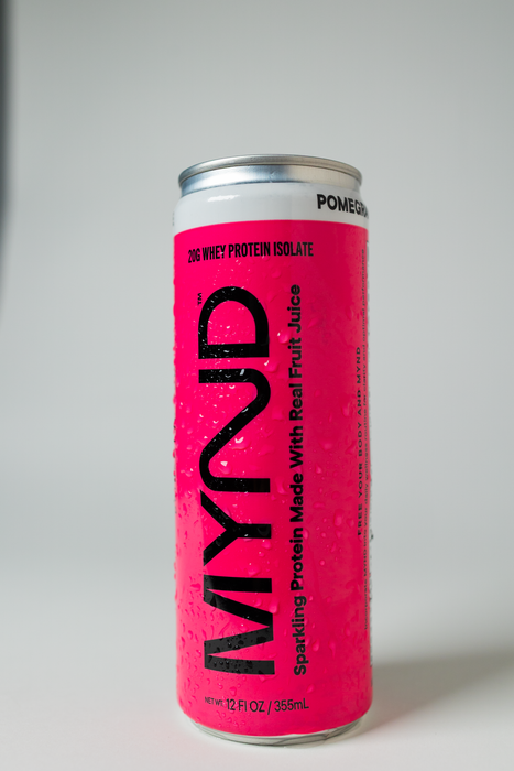 MYND Sparkling Protein Water – Pomegranate (12-Pack)