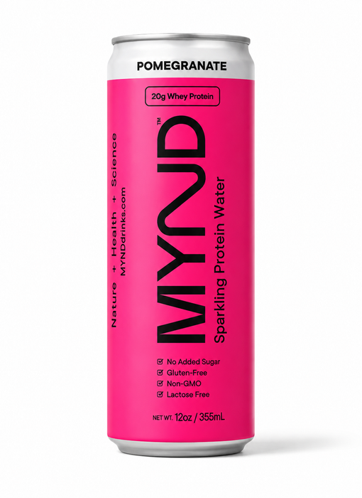 MYND Sparkling Protein Water – Pomegranate (12-Pack)